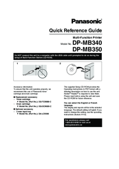 Panasonic DP-MB350 Quick Reference Manual