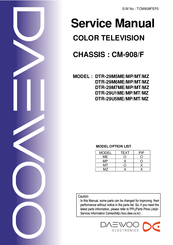 Daewoo DTR-29M6ME/MP/MT/MZ Service Manual