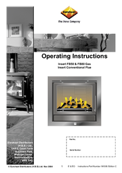 Euroheat FB80 Gas Operating Instructions Manual