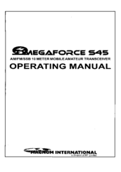 Magnum International Megaforce S45 Operating Manual