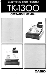Casio TK-1300 Operation Manual