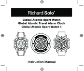 RichardSolo Global Atomic Sport Watch Instruction Manual