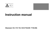 HAKO Cleanserv VL1-15 Instruction Manual