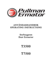 pullman Ermator T3500 Operating Instructions Manual