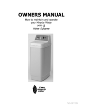 l'eau miracle water Miracle Water MW-15 Owner's Manual