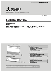 Mitsubishi Electric MCFH-13NV-E3 WH Service Manual