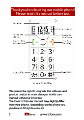 ttfone mobile phone Manual