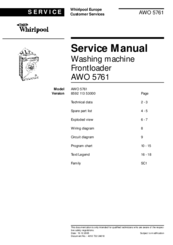 Whirlpool AWO 5761 Service Manual