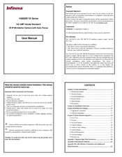 Infinova V6822IR-TA Series User Manual