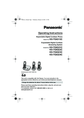 Panasonic KX-TG6323C Operating Instructions Manual