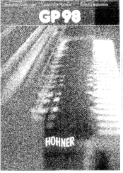 Hohner GP98 Instruction Manual