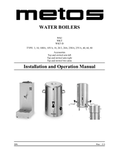 Metos WKT-D Installation And Operation Manual