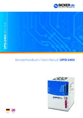 Bicker UPSI-2403 User Manual