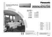 Panasonic CU-2C19BKP5G Operating Instructions Manual