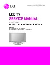 LG 32LX3DC-UA Service Manual