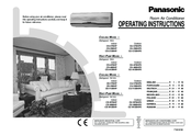 Panasonic CU-W12BKP5 Operating Instructions Manual