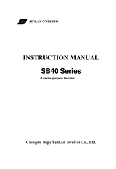 Senlan SB40S11-15 Instruction Manual