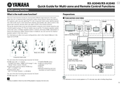 Yamaha Aventage RX-A3040 Quick Manual