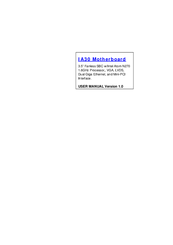 Winmate IA30 User Manual