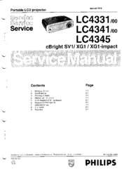 Philips LC4345 Service Manual