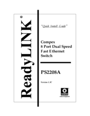 Compex PS2208A Quick Install Manual