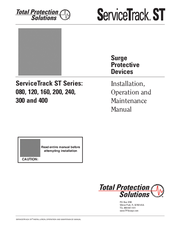 Total Protection Solutions ServiceTrack ST 400 Operating Instructions Manual