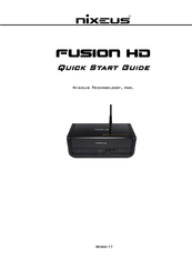 Nixeus Fusion HD Quick Start Manual