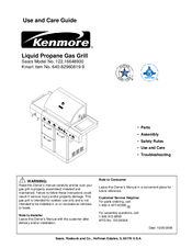 Kenmore 122.16648900 User Manual