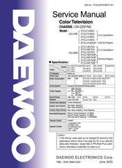 Daewoo DTQ-14D7SS Service Manual