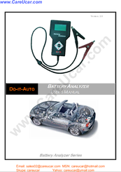 CareUcar Battery Analyzer User Manual