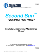 Algas SDI Second Sun Installation, Operation & Maintenance Manual