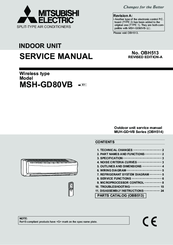 Mitsubishi Electric MSH-GD80VB-E1 Service Manual