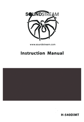 Soundstream H-540DiMT Instruction Manual