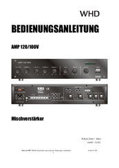 WHD AMP 120/100V User Manual
