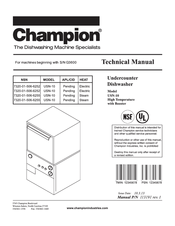Champion USN-10 Technical Manual