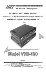 HRT VHD-180 User Manual