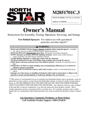North Star 2851801 Owner's Manual
