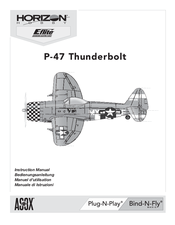 Horizon Hobby P-47 Thunderbolt Instruction Manual