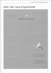 Fisher & Paykel Astro B1452R User Manual