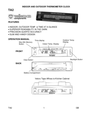 Velleman TA2 User Manual