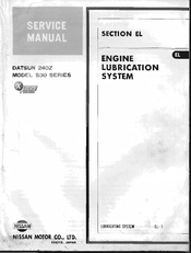 Datsun 240Z S30 series Service Manual