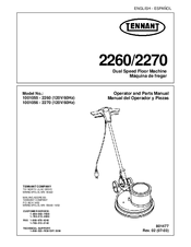 Tennant 2260 Operator And Parts Manual