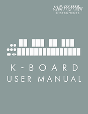 Keith McMillen Instruments K-Board User Manual