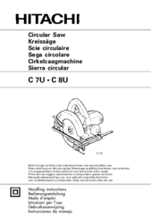Hitachi C8U Handling Instructions Manual