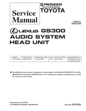 Pioneer GS300 Service Manual