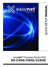 easynet ED-C800 Quick Setup Manual