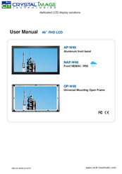 Crystal Image OP-W46 User Manual