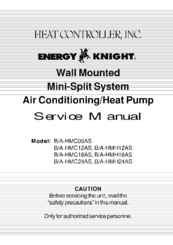 Heat Controller Energy Knight B/A-HMH24AS Service Manual