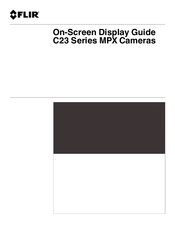 FLIR C23 Series Manual