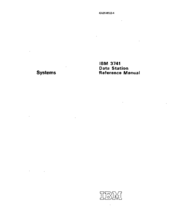 IBM 3741 Data Station Reference Manual